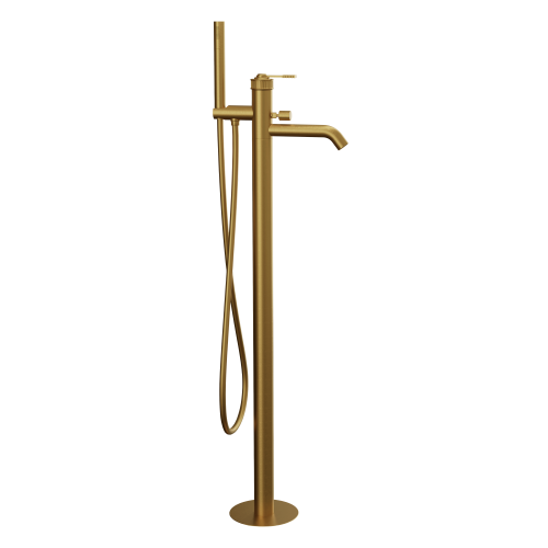 Смеситель для ванны Remer Atelier AL08BG напольный золото