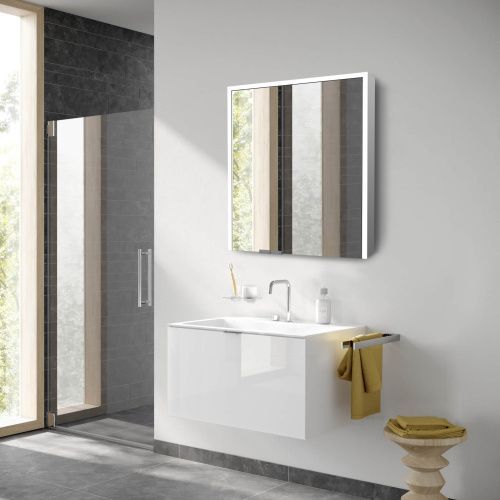 Зеркало-шкаф Esbano ESMS5006NS 60х70 подвесной цвет белый