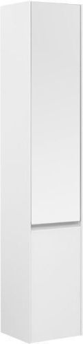 Шкаф-пенал Aquanet Гласс 00196962 40х180 напольный цвет белый
