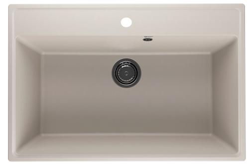 Кухонная мойка Ulgran Quartz Forte 760-02 75х50 цвет бежевый