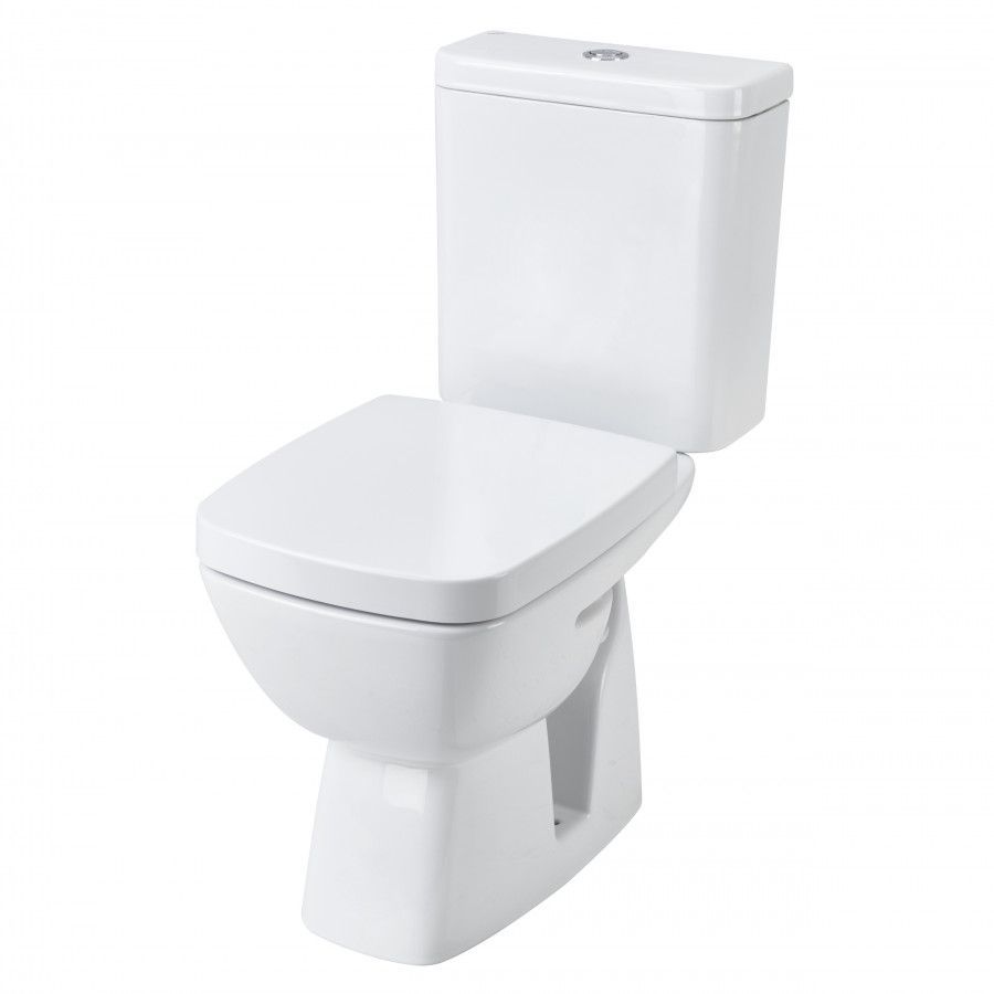 Унитаз-компакт напольный с бачком Santek Нео лайт 1WH302408 белый с сиденьем микролифт каскадный смыв