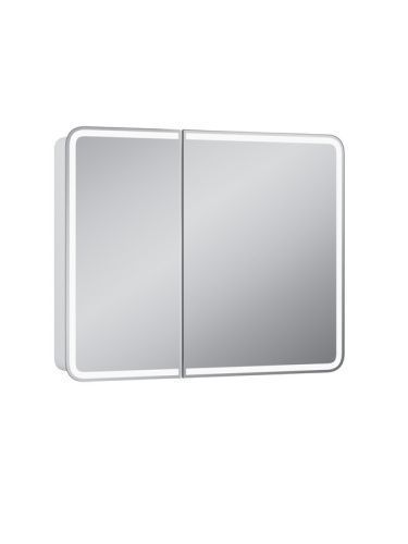 Зеркало-шкаф Continent Elliott МВК031 100х80 подвесной цвет белый