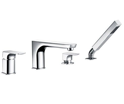 Смеситель Wasserkraft Salm 2700 2755 на борт ванны хром