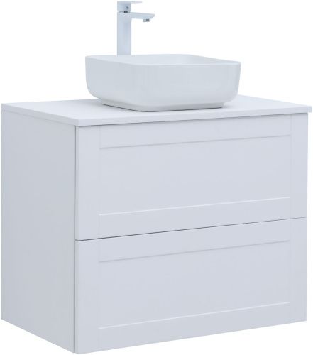 Тумба под раковину Aquanet Терра 00313234 80х50 подвесная цвет белый