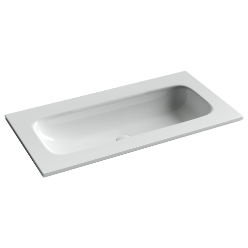 Раковина из сантехнического фарфора Ceramica Nova GRACE CN7019wx 90х50 накладная цвет белый