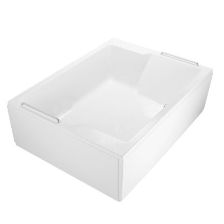 Ванна акриловая Cezares PLANE_DUO PLANE_DUO-190-145-51-W37 190х145 пристенная прямоугольная без ножек и каркаса