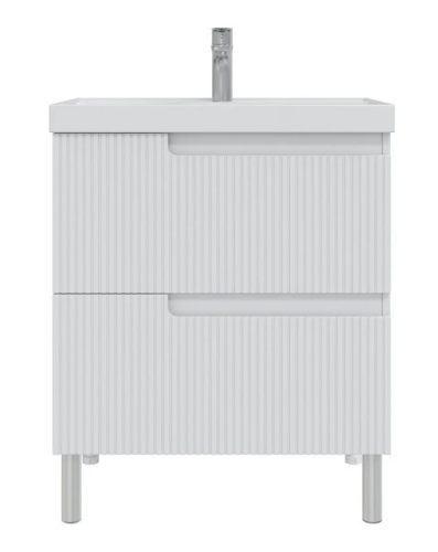 Тумба под раковину СанТа Альтаир 700498 70х40 напольная цвет белый