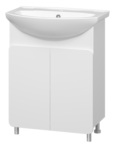 Тумба под раковину Misty Чегет П-Чег-01065-011 60х30 напольная цвет белый