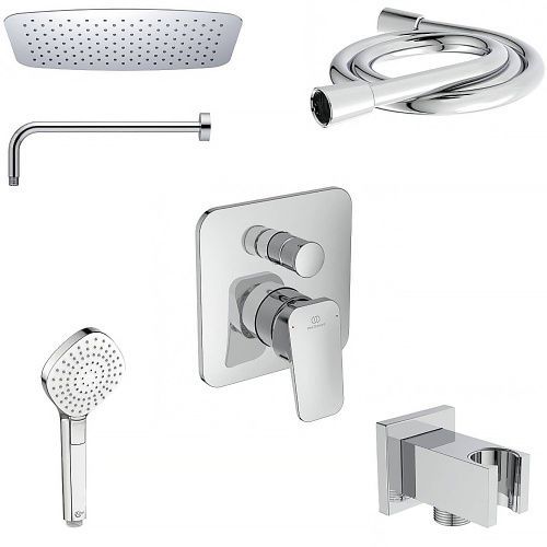 Душевая система Ideal Standard CERAPLAN BD194AA встраиваемая в стену цвет хром