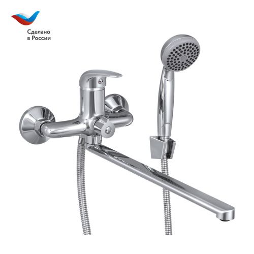 Смеситель для ванны Славен Дача СЛ-ОД-В31 настенный хром