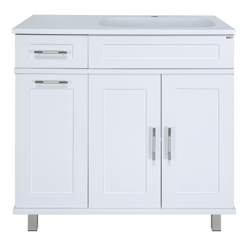 Тумба под раковину Misty Купер П-Куп01090-012БкП 90х40 напольная цвет белый