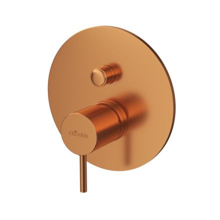 Смеситель Cezares LEAF LEAF-VDIM-L-SS встраиваемый в стену бронза