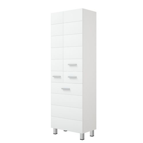 Шкаф-пенал Corozo Денвер SP-00000535 60х190 напольный цвет белый