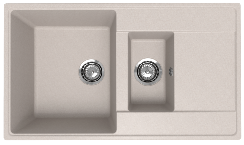 Кухонная мойка Ulgran Quartz Prima 860 1,5 K-10 85х50 цвет бежевый