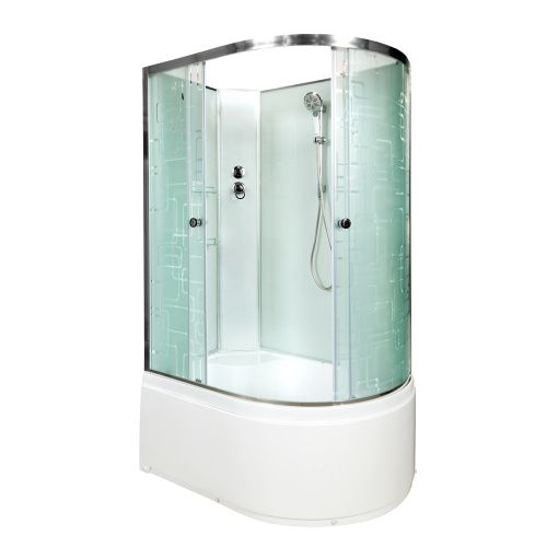 Душевая кабина AvaCan EM5012LN 120х90 асимметричная без крыши ориентация левая
