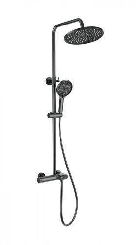 Душевая стойка Wonzon & Woghand Muse WW-B2091-A-BGG настенная цвет серый с термостатом