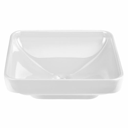 Раковина керамическая Vitra Water Jewels 4441B003-1361 40х40 накладная цвет белый без отверстий под смеситель