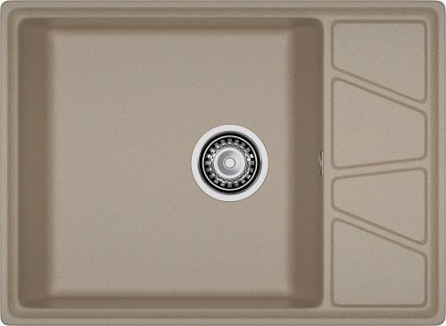 Кухонная мойка Granfest Vertex V-680L песочный 70х50 цвет бежевый поверхность матовая