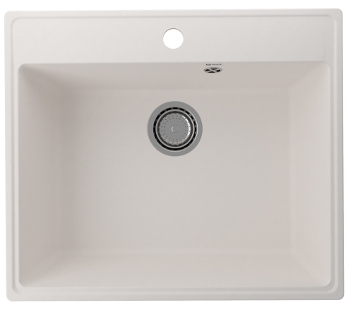 Кухонная мойка Ulgran Quartz Forte 580-01 60х50 цвет белый