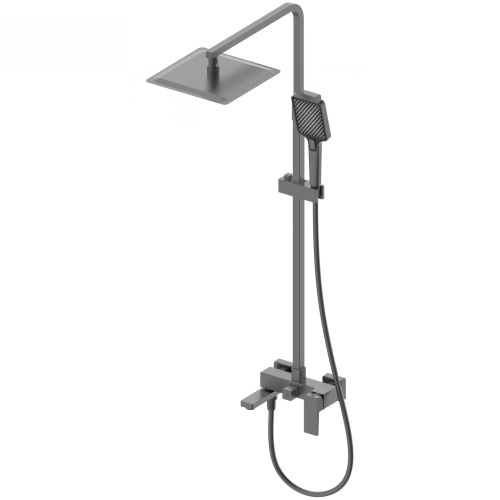 Душевая стойка Wonzon & Woghand Cube 2.0 WW-88047068-BGM настенная цвет серый