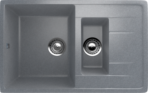 Кухонная мойка Ulgran Classic U-205-342 75х50 цвет серый
