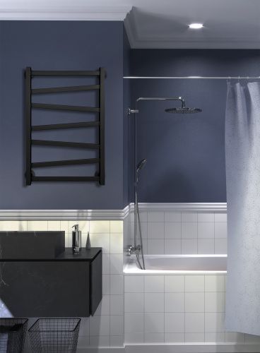 Полотенцесушитель электрический Indigo Element LCEEPF80-50BRRt 55х80 черный