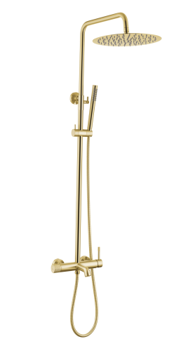 Душевая стойка Boheme Uno 468-G настенная цвет золото