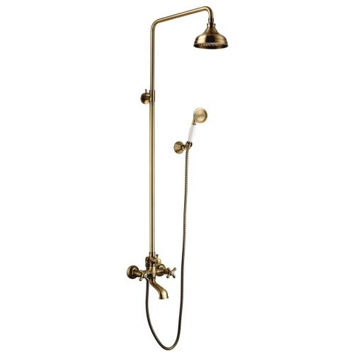 Душевая стойка LeMark Vintage LM2862B настенная цвет бронза