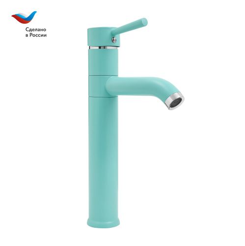 Смеситель Славен Город СЛ-ОД-Д82 на раковину мятный