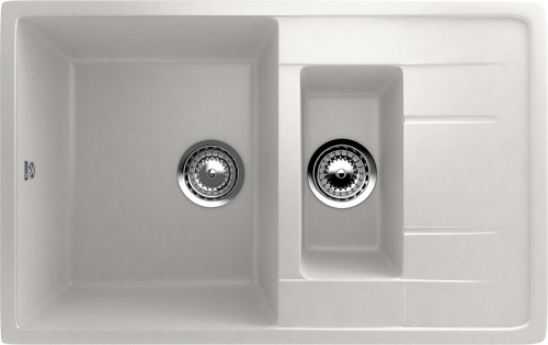 Кухонная мойка Ulgran Classic U-205-341 75х50 цвет белый