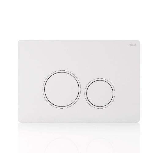 Клавиша смыва механическая Ctesi Round BK0202121 цвет белый