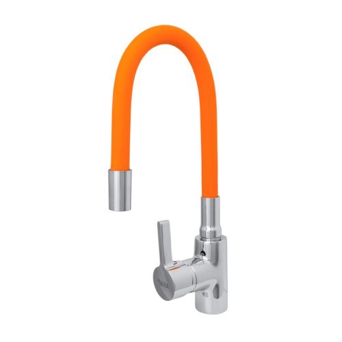 Смеситель для кухни Сантаком StMira 5098-6 на мойку оранжевый