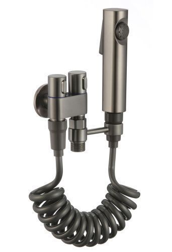 Гигиенический душ со смесителем Fmark FS-FXQ02Q серый