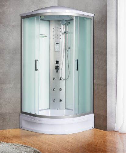 Душевая кабина River DUNAY 10000000183 100х100 четверть круга с крышей ориентация универсальная