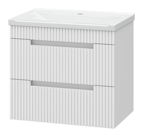 Тумба под раковину Brevita Ariana ARI-01060-0742Я 60х40 подвесная цвет белый