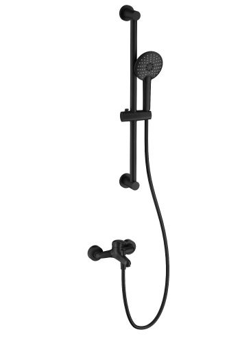 Душевой гарнитур Wonzon & Woghand  WW-4560-MB настенный черный