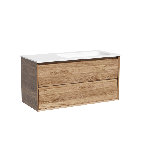 Тумба под раковину Sancos Marmi 2.0 MR2.0100RECH 100х40 подвесная цвет коричневый