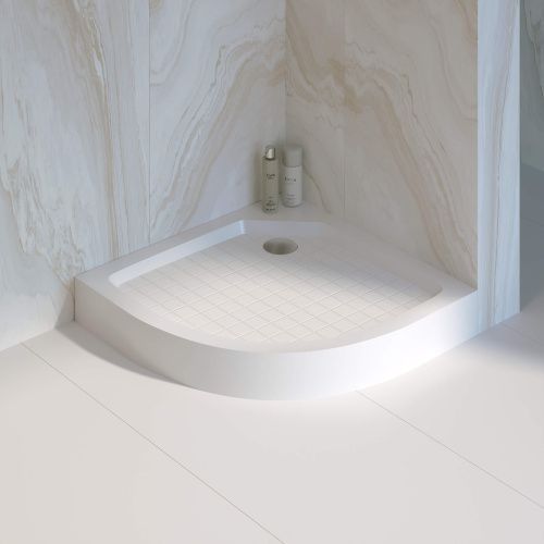 Душевой поддон из стеклопластика RGW SMC 57350499-01 90х90 белый с ножками