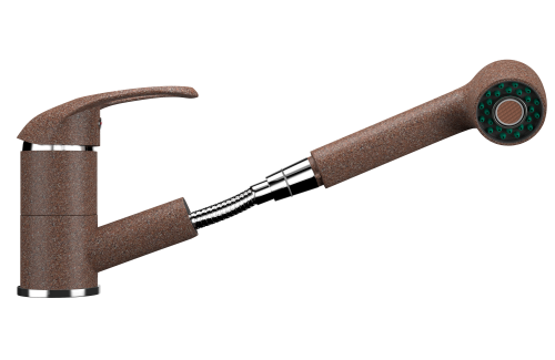 Смеситель для кухни Ulgran Classic U-002-307 на мойку оранжевый