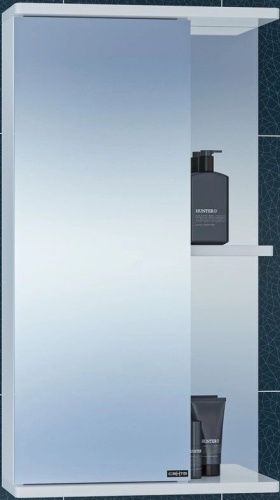 Зеркало-шкаф СанТа Ника 101080 40х70 подвесной цвет белый