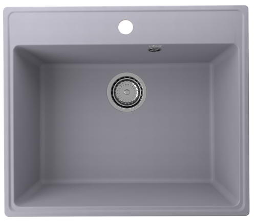Кухонная мойка Ulgran Quartz Forte 580-05 60х50 цвет серый