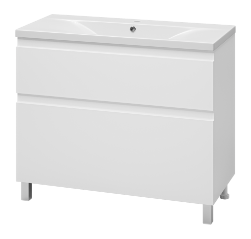 Тумба под раковину Misty Лаки П-Лак-01100-0112Я 100х50 напольная цвет белый