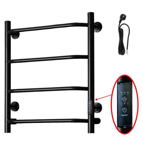 Полотенцесушитель электрический Тругор Пэк сп Пэксп6/6050черныйВГП 55х60 черный