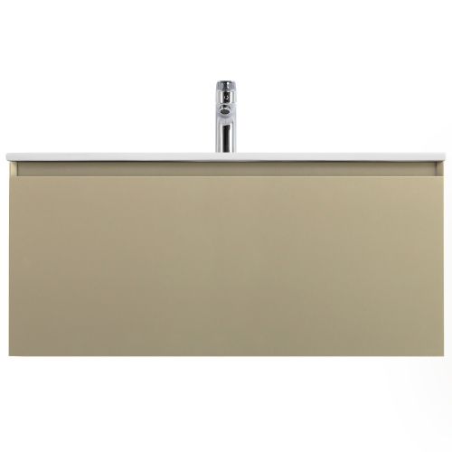 Тумба под раковину Art&Max Latina AM-Latina-1000-1C-SO-BGM 100х50 подвесная цвет бежевый