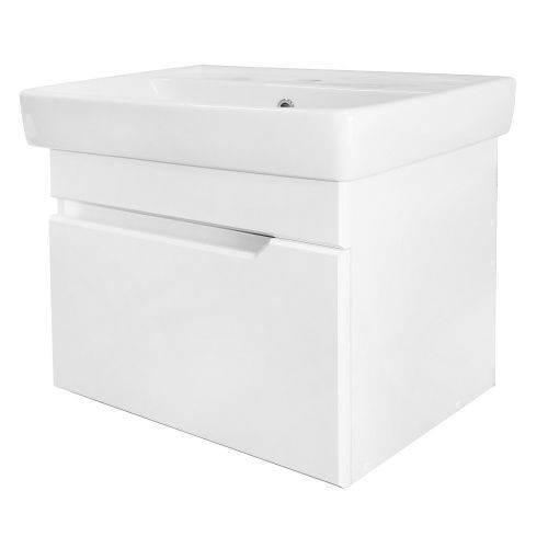 Тумба с раковиной Loranto Mari CS00090607 60х40 подвесная цвет белый