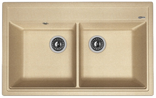 Кухонная мойка Florentina Липси 820 20.370.E0820.107 80х50 цвет бежевый поверхность матовая