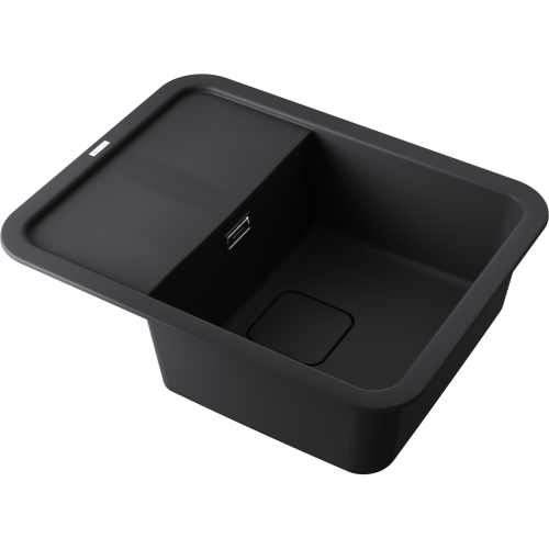 Кухонная мойка Omoikiri Tasogare 65 4993490 65х50 цвет черный поверхность матовая