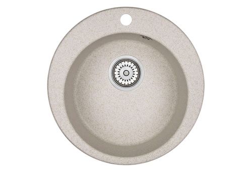 Кухонная мойка Granula 4801, ПИРИТ 50х50 цвет бежевый поверхность матовая