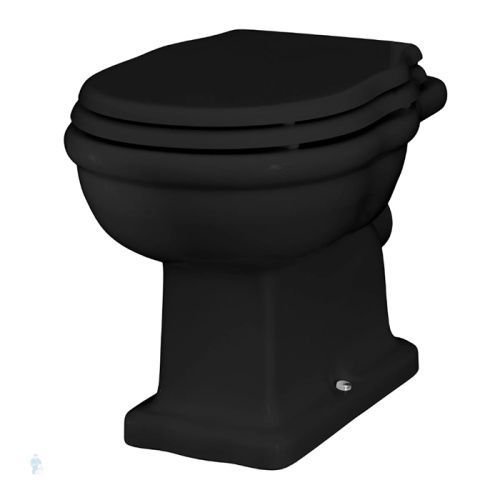 Чаша унитаза приставная Artceram HERMITAGE HEV003 03 00 nero цвет черный без сиденья