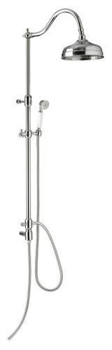 Душевая стойка Emmevi C02618ECO настенная цвет хром/золото